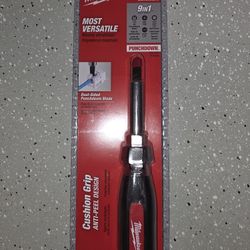 Milwaukee 9in1 Mulit-bit Punchdonwn Tool 