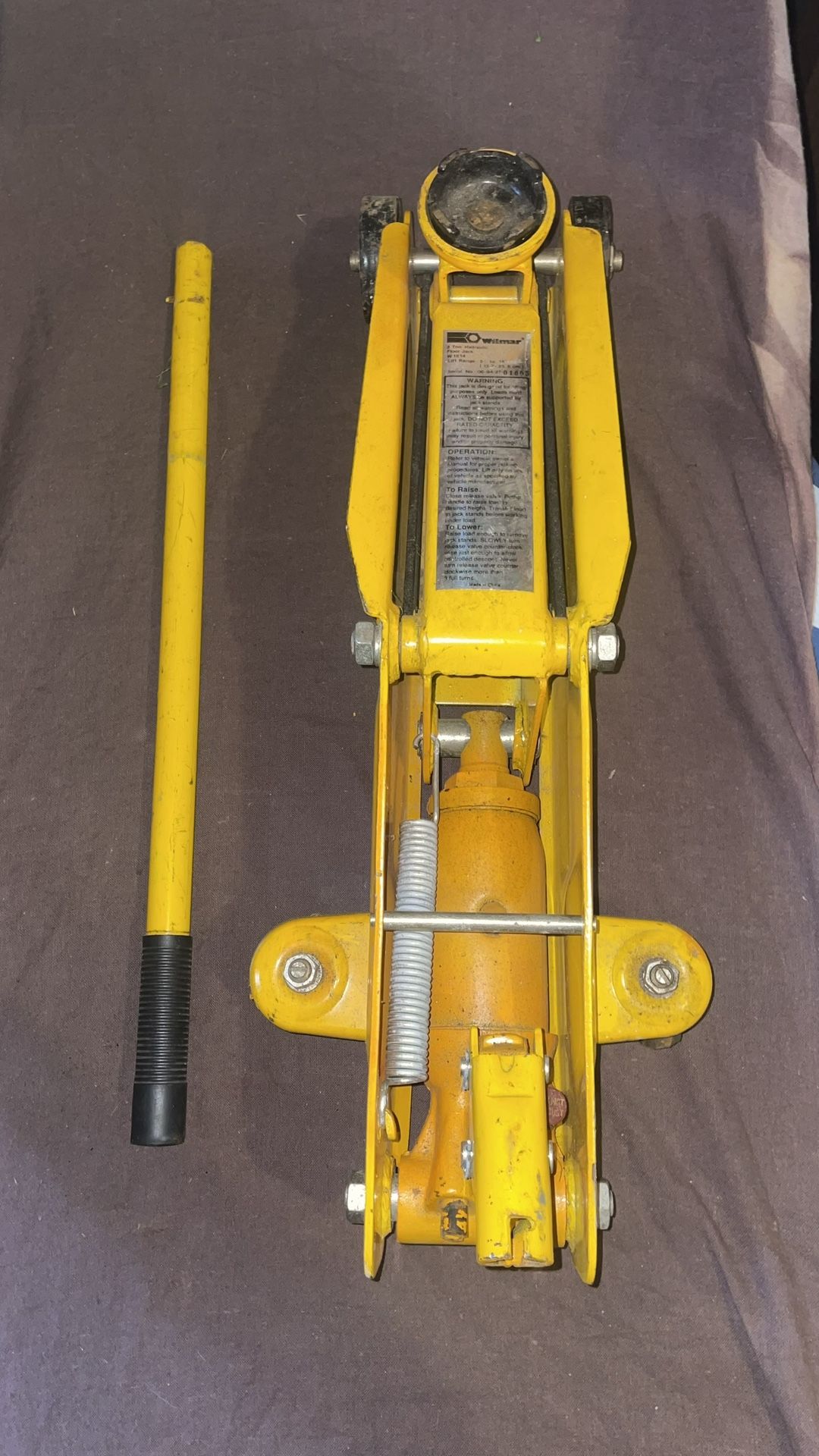Wilmer Hydraulic Jack W1614