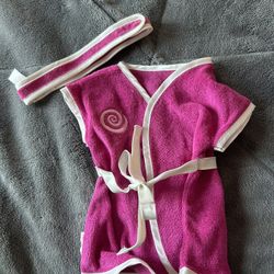 American Girl doll spa outfit 