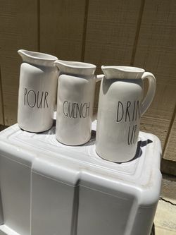 Rae Dunn Glass Set New