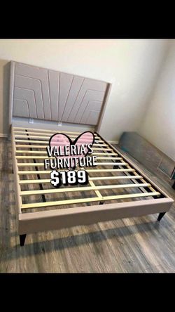 New queen bed frame