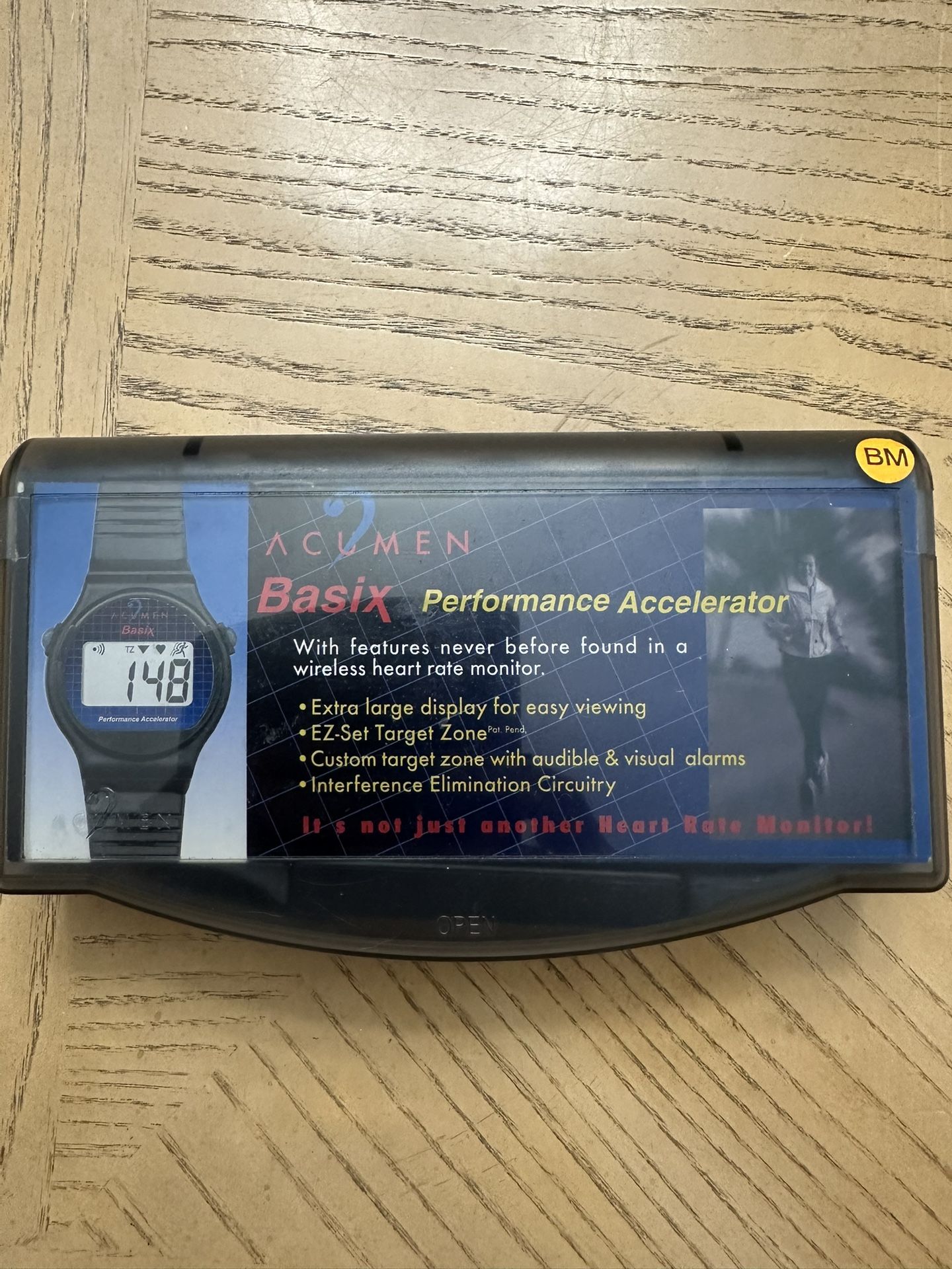 Acumen Basix Performance Accelerator Heart Rate Monitor Wrist Watch New