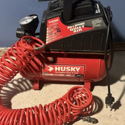 Husky 2 Gallon Quiet Air Compressor 