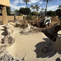 Bobcat Pool Demolition 