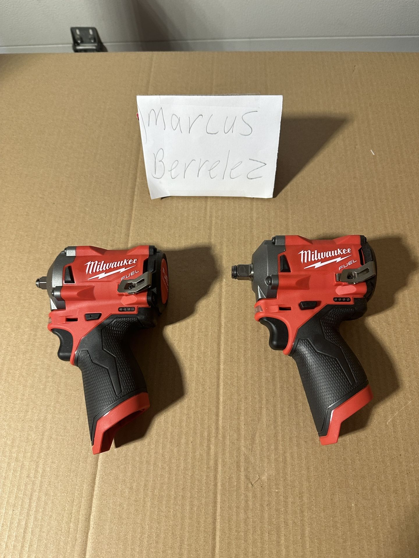 New Milwaukee 3/8 OR 1/2 Fuel Stubby Impact Wrench 