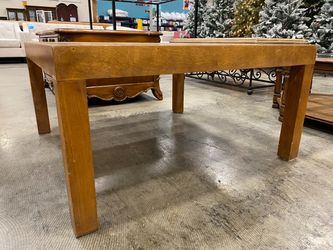  Square Wood Burl Coffee Table