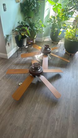 TWO Ceiling Fans