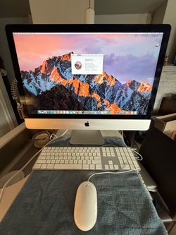 Selling one iMac (27-inch, Late 2013) A1419 EMC 2639 3.2 GHz Intel Core i5Memory 16 GB Memory 500 GB SSD. macOS Sierra Version 10.12.6 and include key