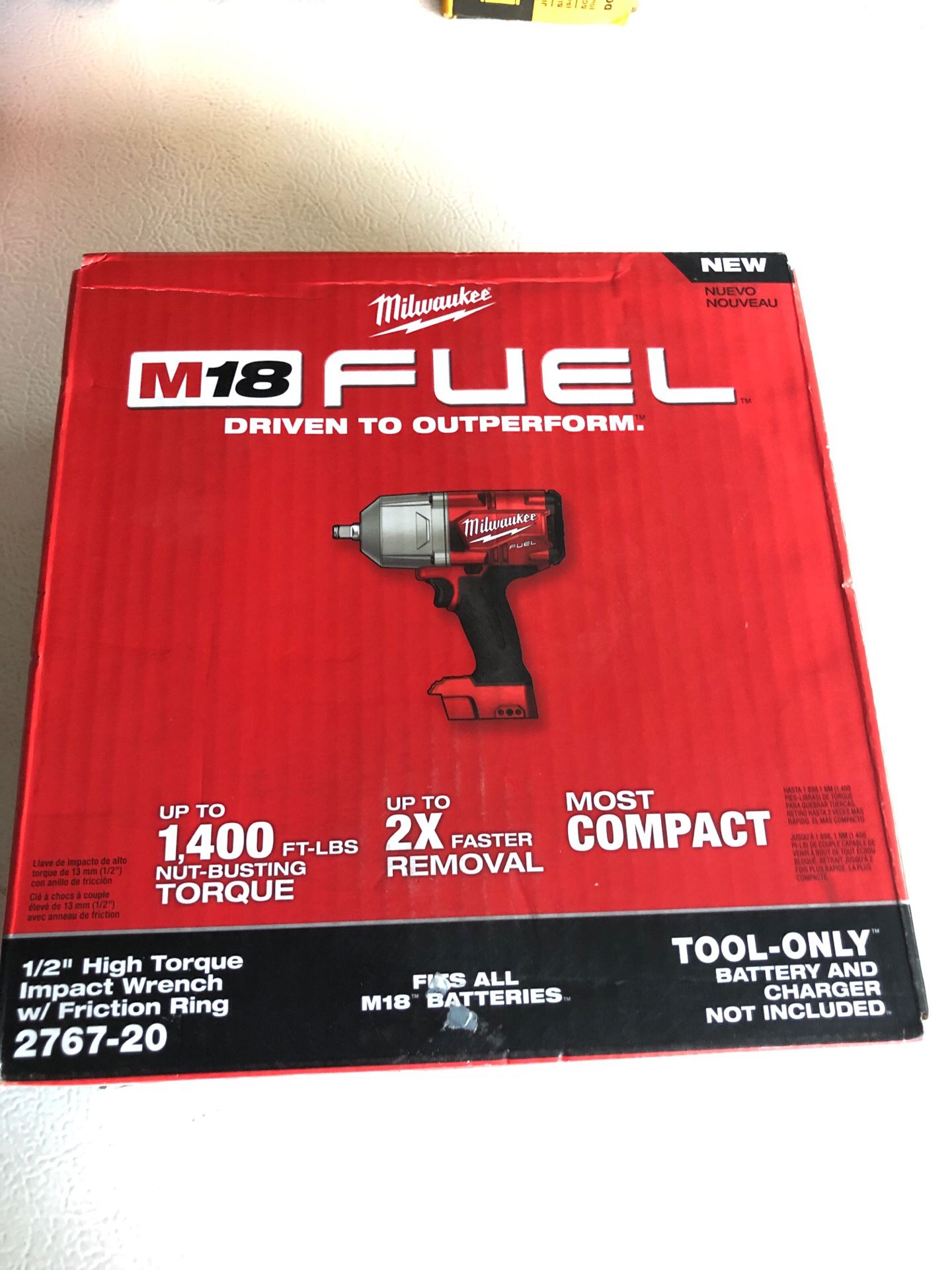 Milwaukee fuel 1400 lbs torque