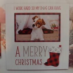 New Doggy Christmas Frame