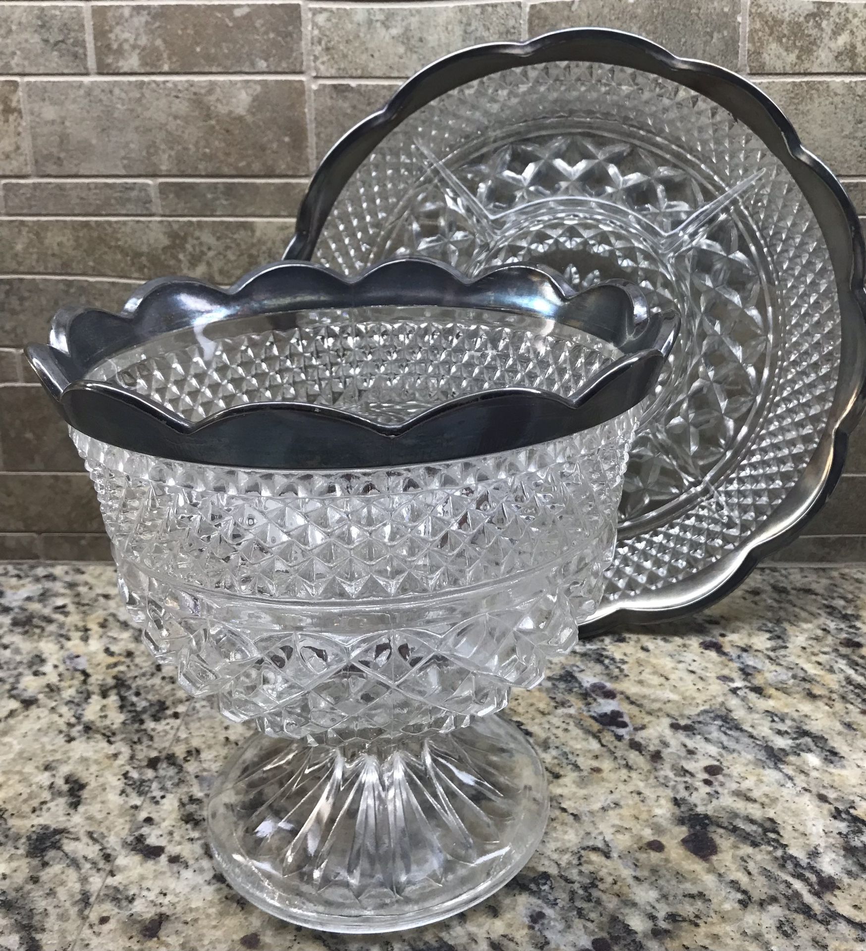 Punch Bowl & Appetizer Tray