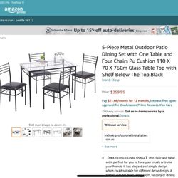3 Black Dining Chairs - Table Not Include