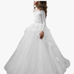Flower Girl Dress White Size 12 & 6