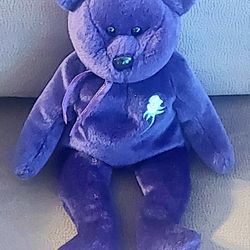 #1 AUTHENTIC TY BEANIE BABY: PRISTINE Princess Diana. Never Handled - Stored Since 1997! Original; Includes P.E. Pellets Inside.