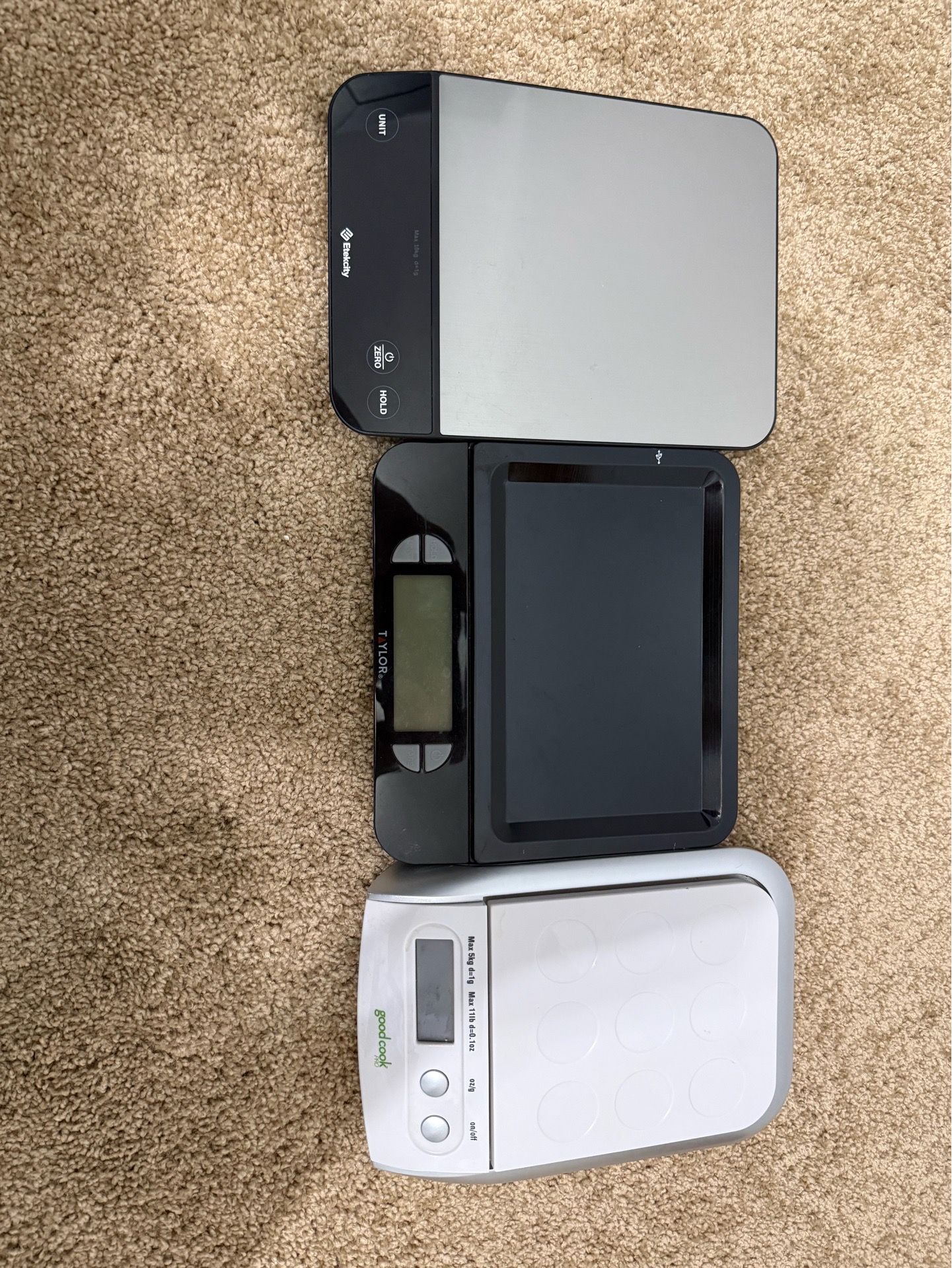 Digital Kitchen / Shipping Scales Bundle (Etekcity, Taylor, Good Cook)