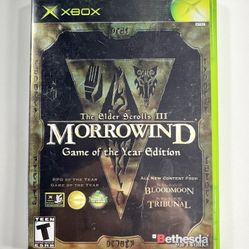 Elder Scrolls III Morrowind Game of the Year Edition Microsoft Xbox Tested
