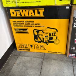 4000 Watt Gas Generator Dewalt 