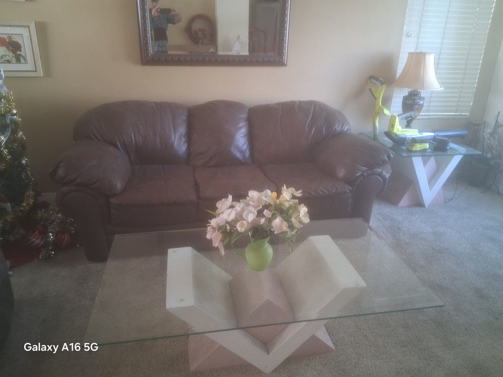 Leather Sofa