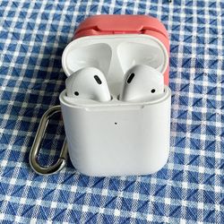 Apple AirPods 2nd Generation w/ Wireless Charging  and Soft Case  A1938 