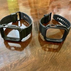 Set Of 2 Rugged Apple Watch Bands