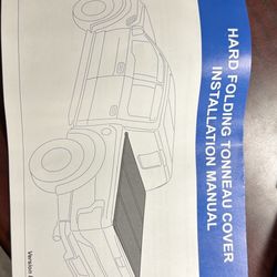 Hard folding Silverado  pickup truck cover Style, 5.8 Feet Bed