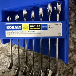 Kobalt Pro90 Ratcheting Wrench Set - 7pc  
