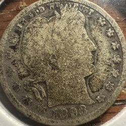 1898 No Mint Silver Dime 