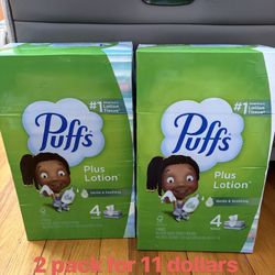  2 pack (496x2) Puff Tissue For 11 Dollars 