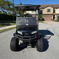 2021 Club Car Onward Lifted Lithium Ion HP Electric Golf Cart - Metallic Black