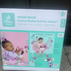 Brand New bright starts Minnie Mouse activity bouncer