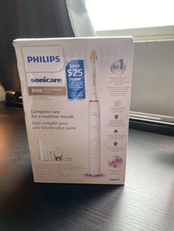  Philips Sonicare - DiamondClean Smart Electric, Rechargeable Toothbrush for Complete Oral Care – 9300 Series - Pink