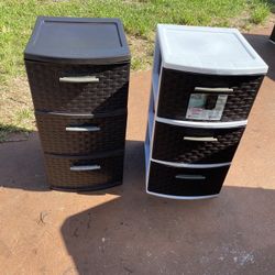 Sterlite Brown 3 DRAWER Plastic Organizer At 15 Dollar Each One