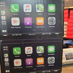 Sony 6.95 Inch - Apple Car Play/Android Auto Digital Media Receiver W/Bluetooth and Back Up Camera Input
