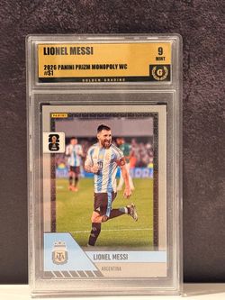 🏆 Lionel Messi 2026 Panini Prizm Monopoly FIFA World Cup
