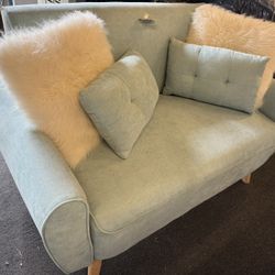 Oversized Chair Small Loveseat New Assembled 