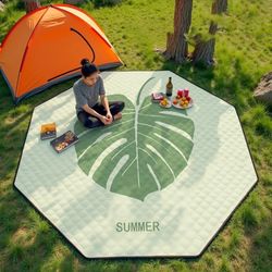 Octagonal thickened outdoor picnic mat, moisture-proof mat, beach mat, camping mat