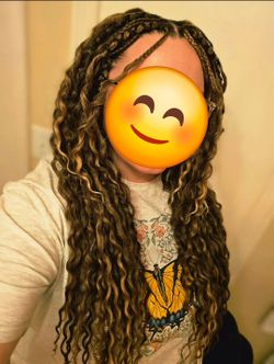 Wildcrafted Beauty braid in dreadlock extensions