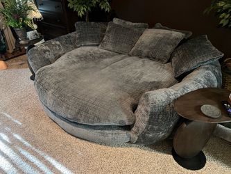 Gray oversized sofa bed 81 inches