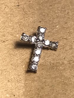 Platinum Diamond Cross Pt900 ,Holiday Special!