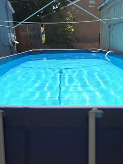SUNRIO SWIMMING POOL SIZE 18 FT X 9 FT X52 IN