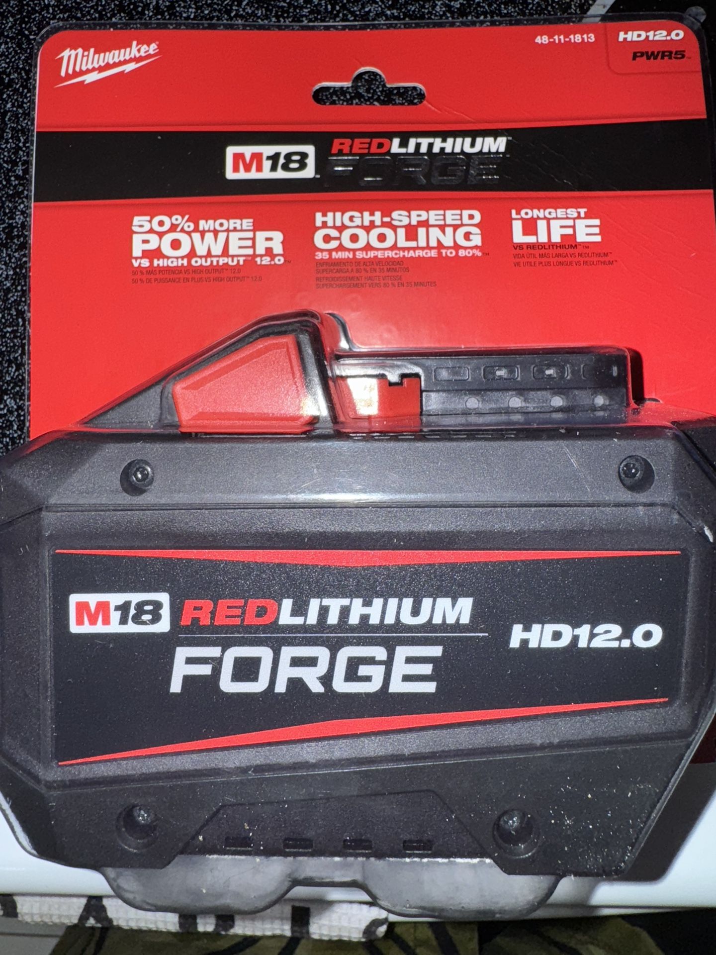 MILWAUKEE FORGE 12.0 BATTERY NEW SEALED