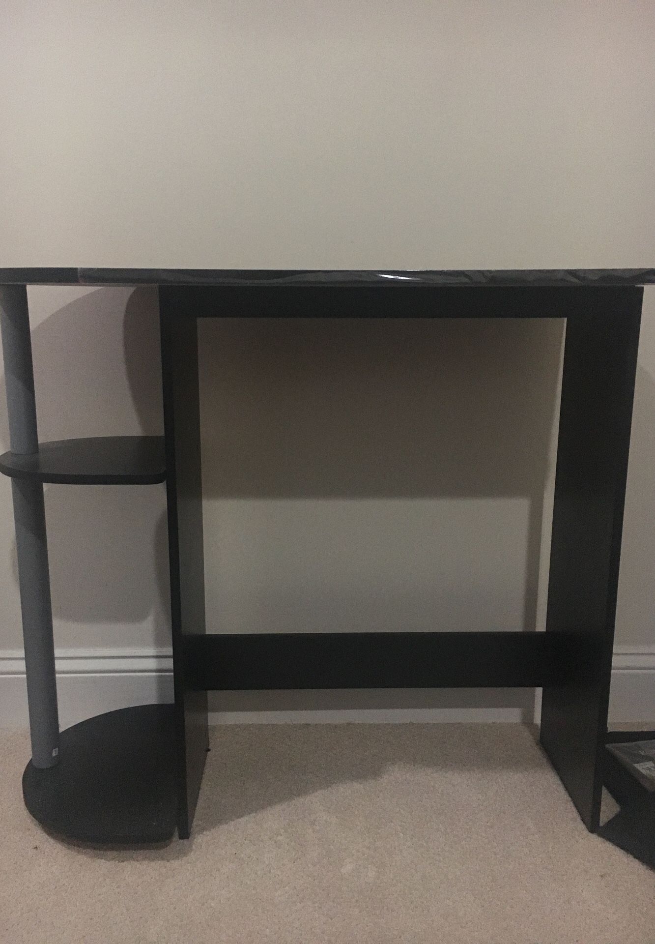 Mainstay computer desk with built in shelves