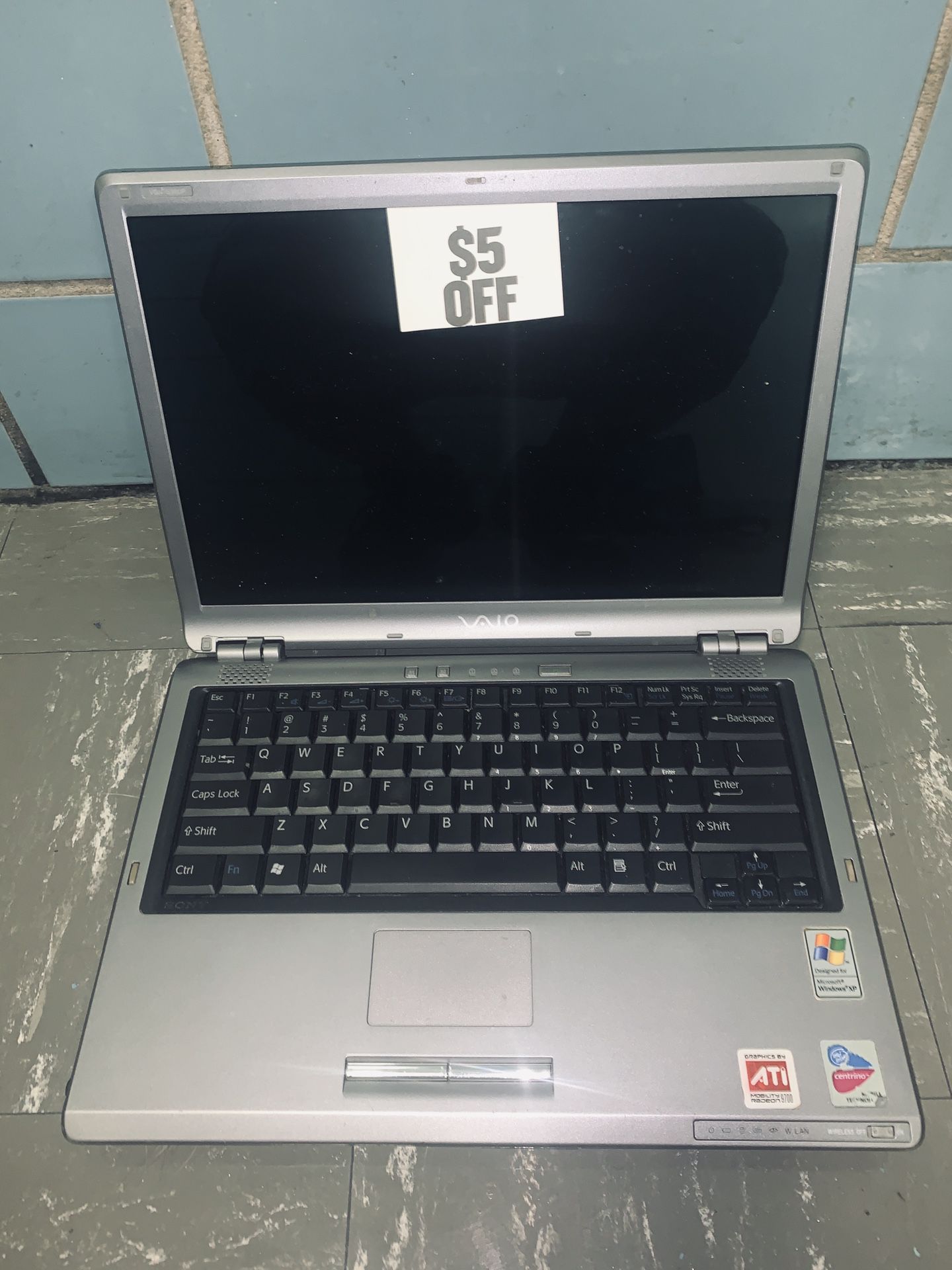 refurbished Sony Vaio Laptop No Power Supply Unknown if Works Parts Computer