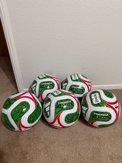 Adidas size 5 soccer balls
