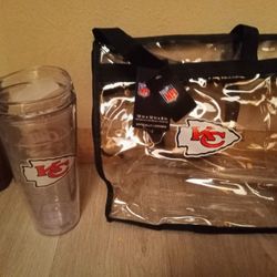 Kc Chiefs Tote& Tumbler 