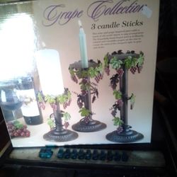 Grape Collection Three Pillar Set