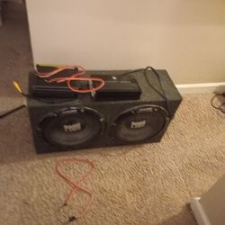 Speakers and Amp 