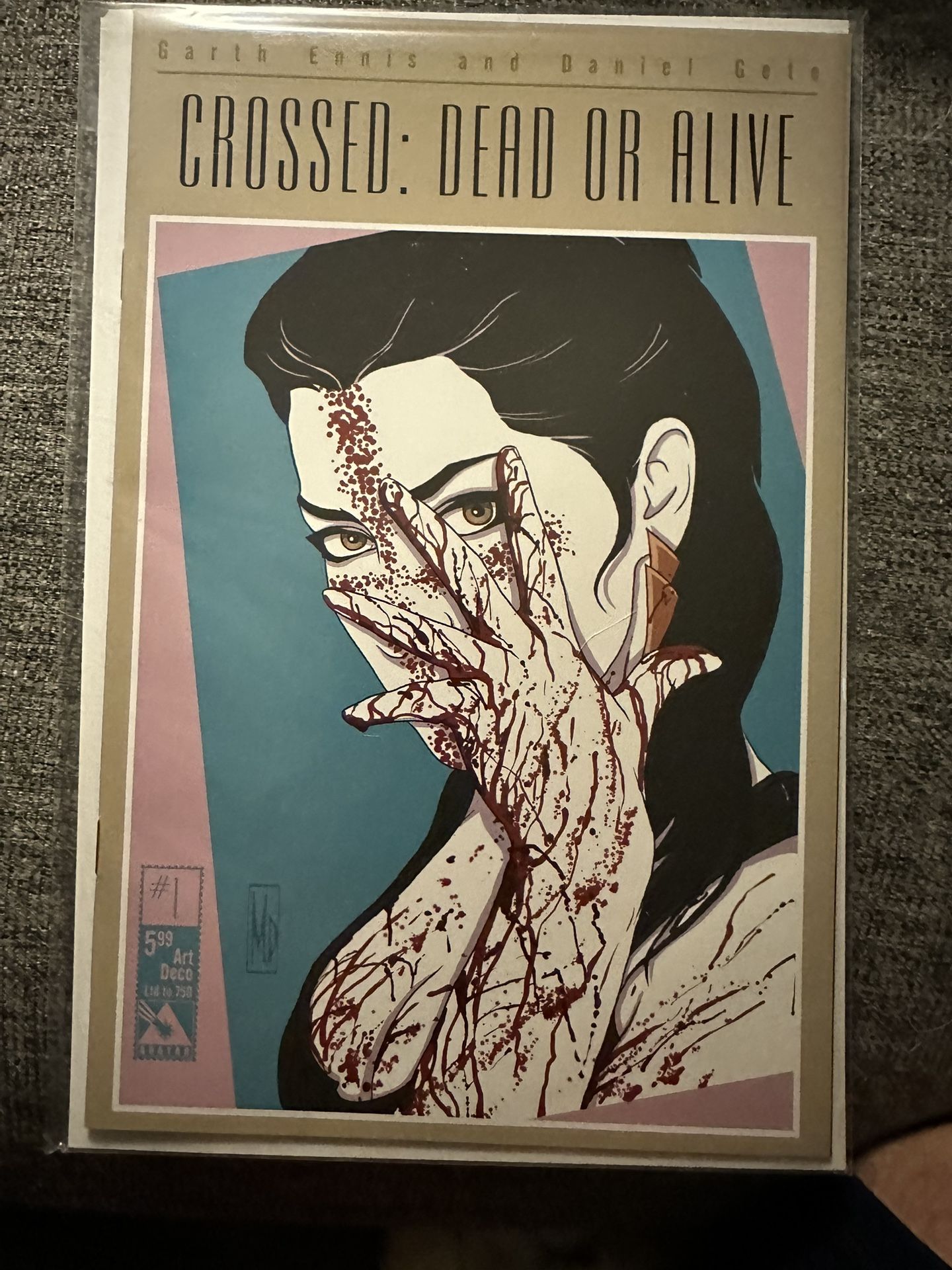 Crossed: Dead Or Alive #1 Limited To 750 Cover Garth Ennis Horror Comic