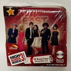 Disney High School Musical 3 Senior Year CD Board Game Portfolio Case NEW Sealed