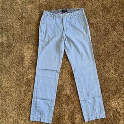 Paisley blue Banana Republic chino pants; perfect condition